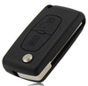 2 Button Remote Flip Folding Key Shell Case